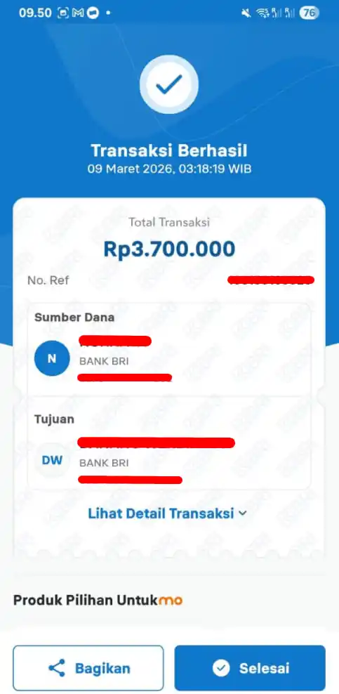 Bukti Transfer