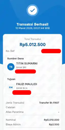 Bukti Transfer
