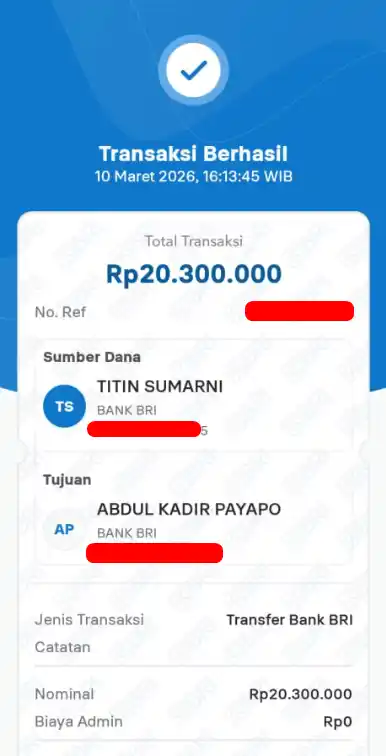Bukti Transfer
