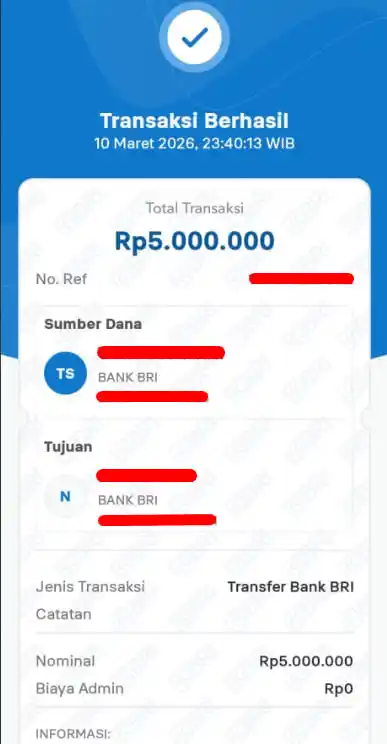 Bukti Transfer