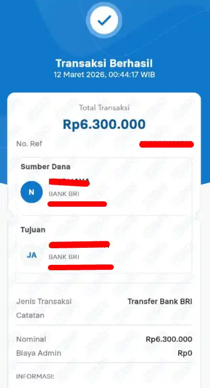 Bukti Transfer
