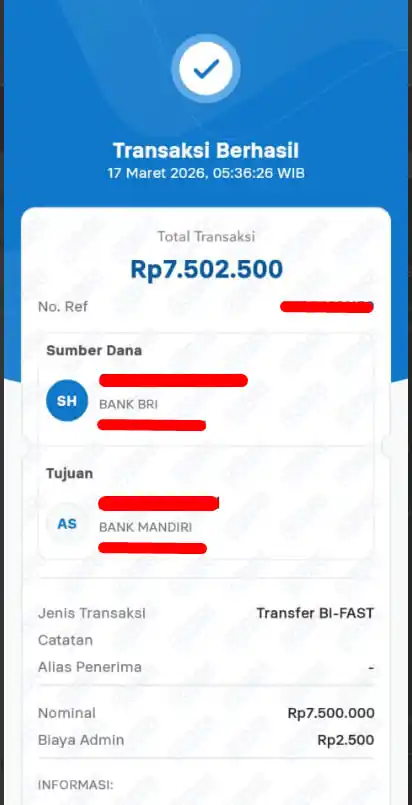 Bukti Transfer