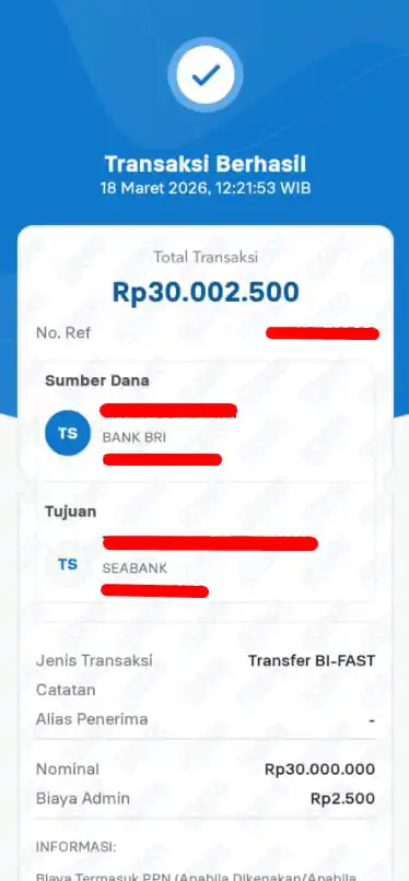 Bukti Transfer