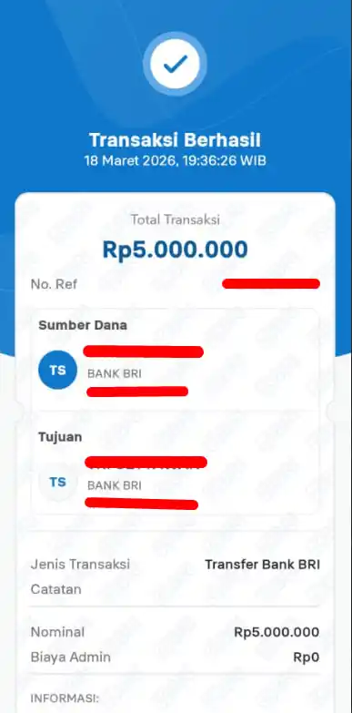 Bukti Transfer