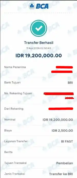Bukti Transfer