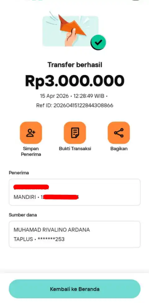 Bukti Transfer