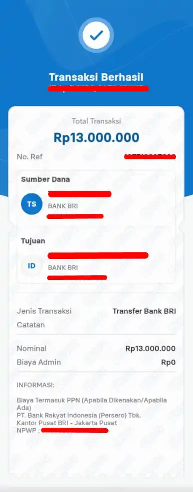 Bukti Transfer