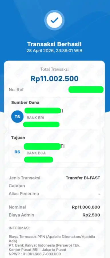 Bukti Transfer