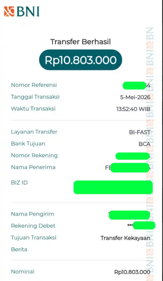 Bukti Transfer