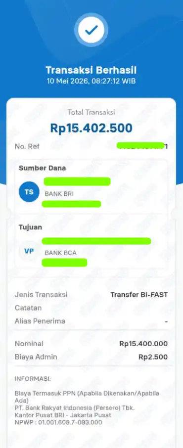 Bukti Transfer
