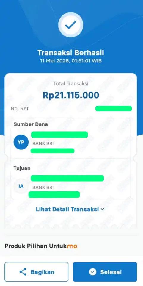 Bukti Transfer