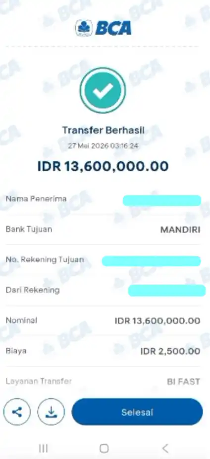 Bukti Transfer
