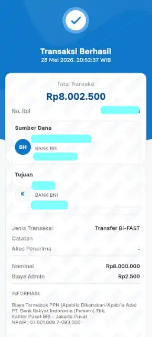 Bukti Transfer