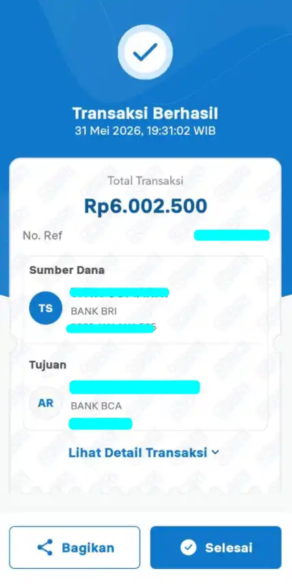 Bukti Transfer