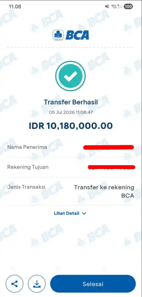Bukti Transfer