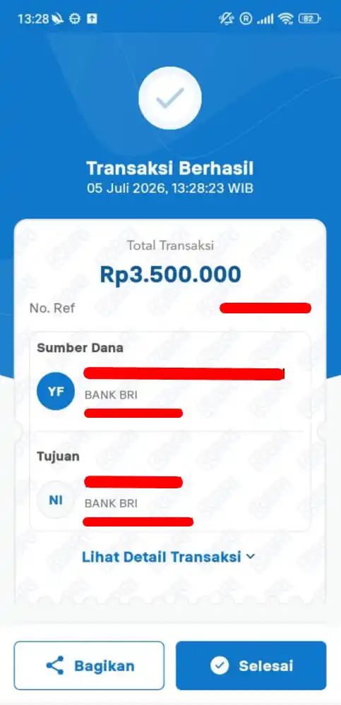 Bukti Transfer