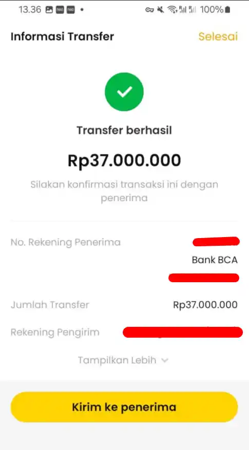 Bukti Transfer