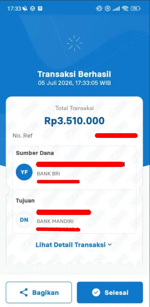 Bukti Transfer