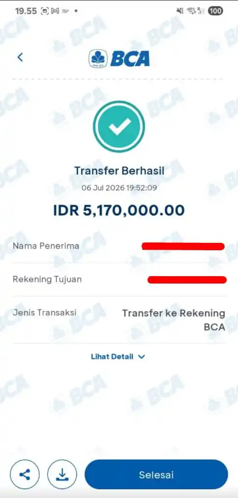Bukti Transfer