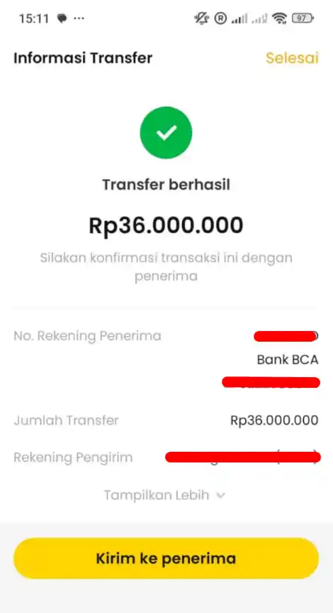 Bukti Transfer