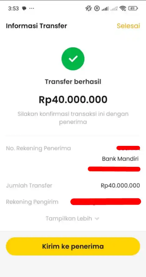 Bukti Transfer
