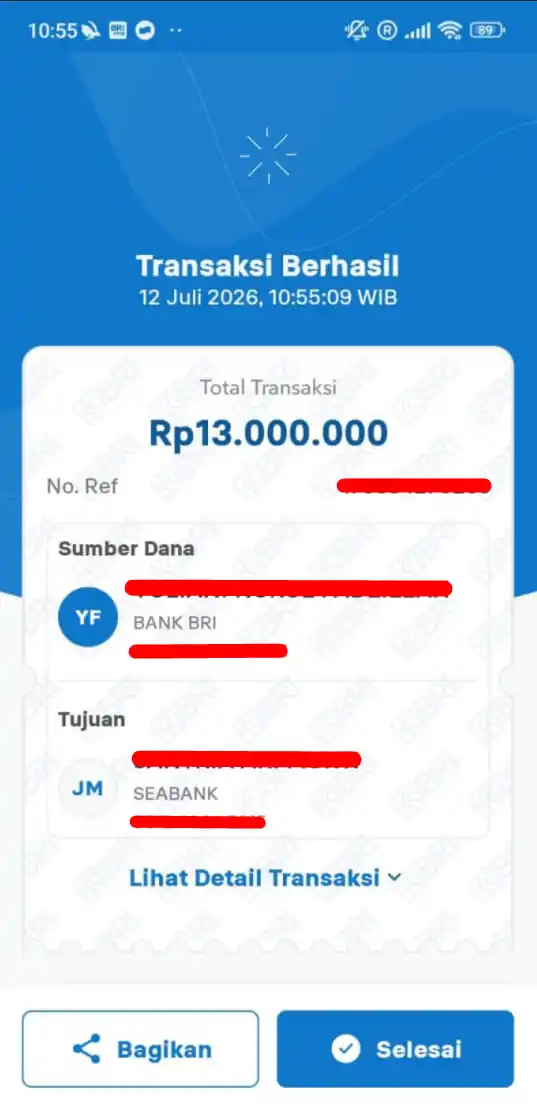 Bukti Transfer