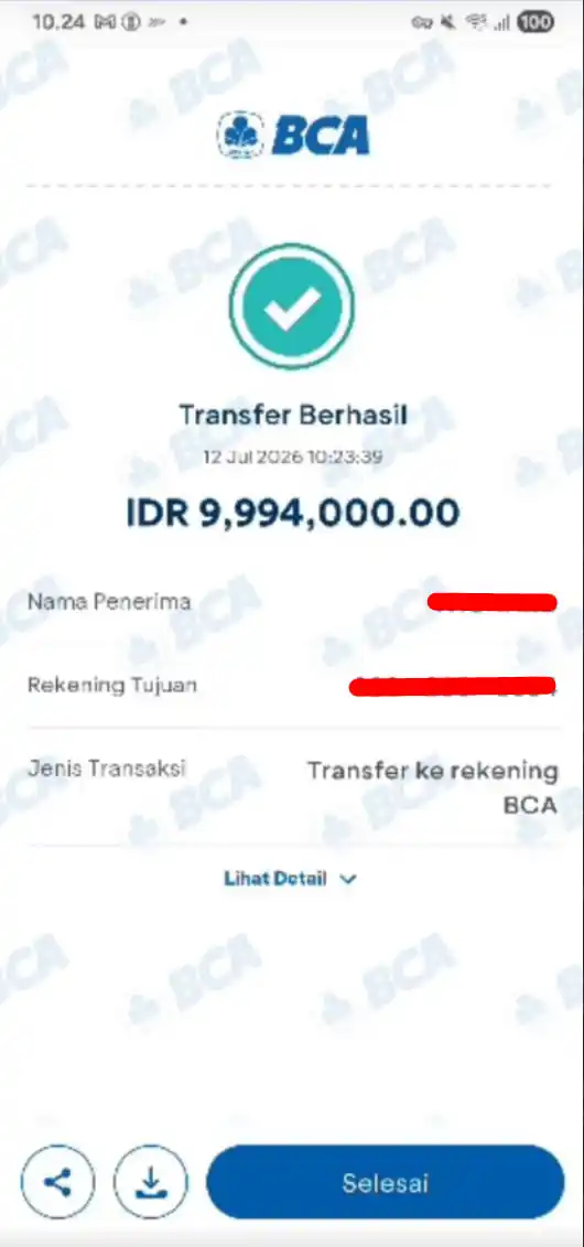 Bukti Transfer