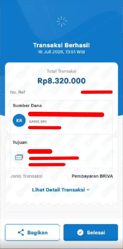 Bukti Transfer