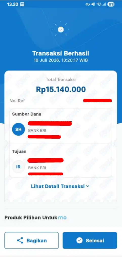 Bukti Transfer