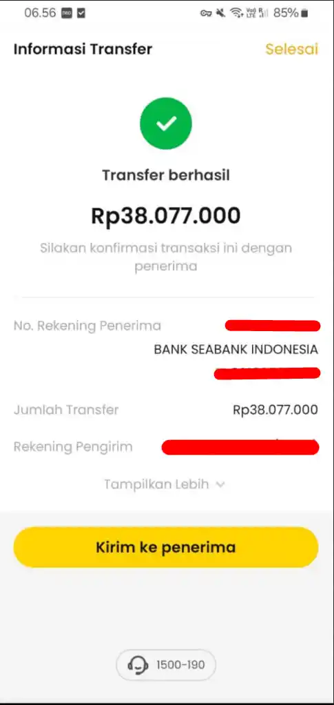 Bukti Transfer