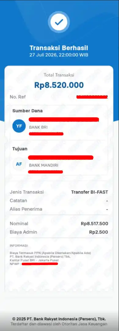 Bukti Transfer